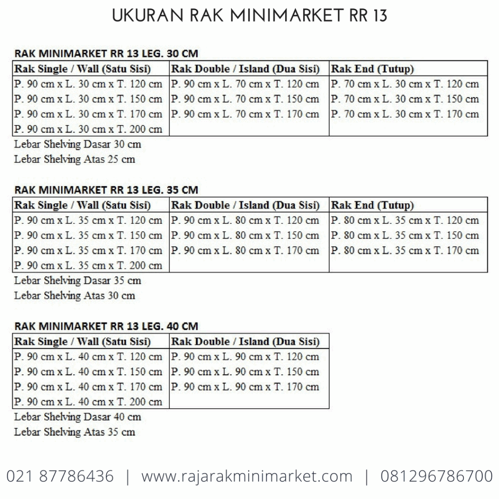 RAK TOKO DISPLAY MINIMARKET SWALAYAN MODERN TIPE RR‑13 | COCOK UNTUK RAK DISPLAY BERBAGAI JENIS TOKO | RAKTOKO.ID