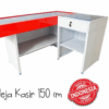 MEJA KASIR TOKO MINIMARKET SWALAYAN BAHAN BESI TIPE MK-05 SK-150 | RAKTOKO.ID