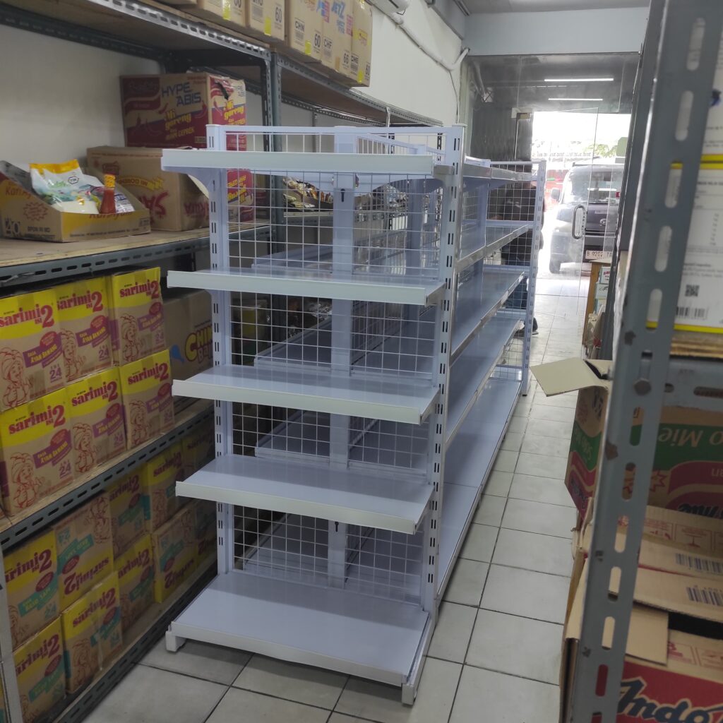 RAK GONDOLA MINIMARKET DISPLAY TOKO MURAH TIPE JF-15 | RAJA RAK TOKO | RAKTOKO.ID