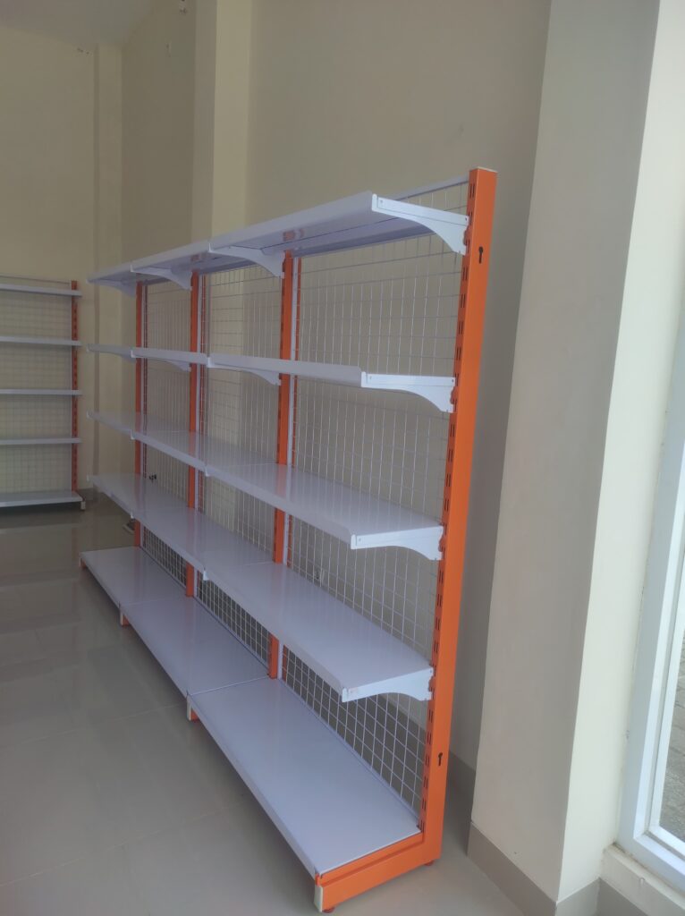 RAK MINIMARKET GONDOLA DISPLAY TOKO TIPE JF-15 DI PURWAKARTA OLEH TIM RAJA RAK TOKO